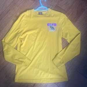 purple and yellow OVO long sleeve
